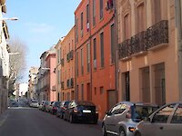 Rue Béranger quartier Gare Perpignan