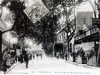 Avenue de la Gare et le Bar Express