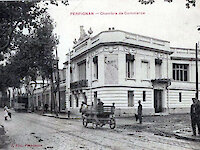 Avenue de la Gare et la Chambre de Commerce