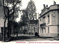 Avenue de la Gare et la Chambre de Commerce