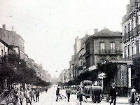 Avenue de la Gare et le terminus